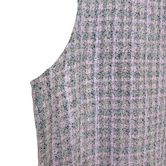 NWT Tuckernuck Pomander Place Bianca Dress Plus XXL Pink Peony Tweed - Picture 5 of 9